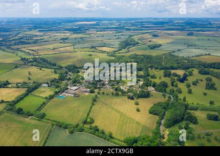 Cotswold dalla vista degli uccelli Foto Stock