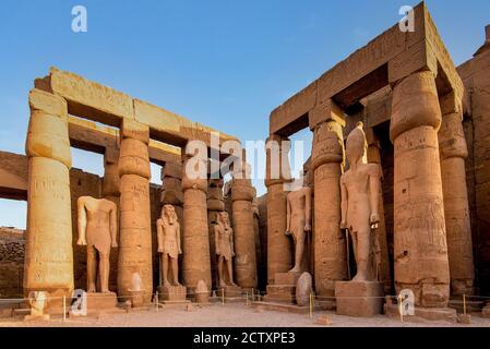 Tempio di Luxor, Luxor, Egitto Foto Stock