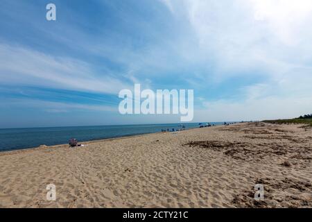 Sconset Beach, Siasconset, Nantucket Island, Massachusetts, Stati Uniti Foto Stock