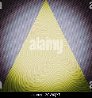 Il triangolo astratto progetta un'immagine illustrativa per uso multiuso Foto Stock