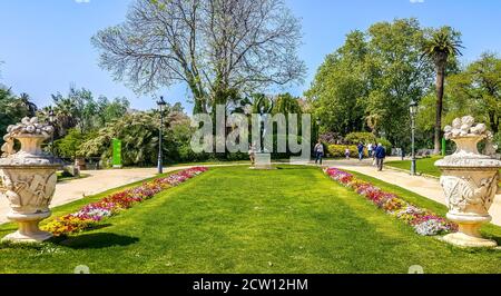 Parc de la Ciutadella (Parco della Cittadella). Barcellona, Spagna Foto Stock