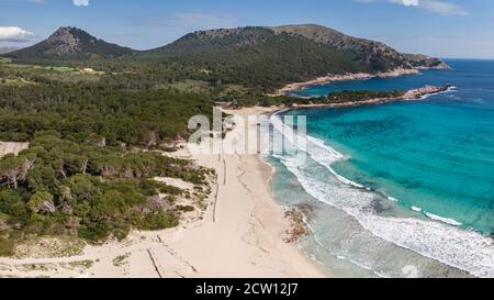 Cala Agulla, Area Naturale di particolare interesse, comune di Capdepera, Maiorca, Isole Baleari, Spagna Foto Stock