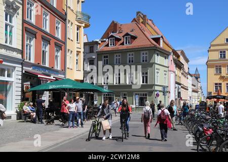 Stralsund nuovo mercato Foto Stock