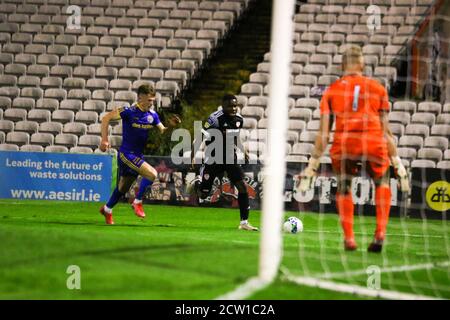 JAMES AKINTUNDE (Derry City FC) Durante la partita di Airtricity League tra Bohemians FC e Derry City FC 25-09-2020 Foto Stock