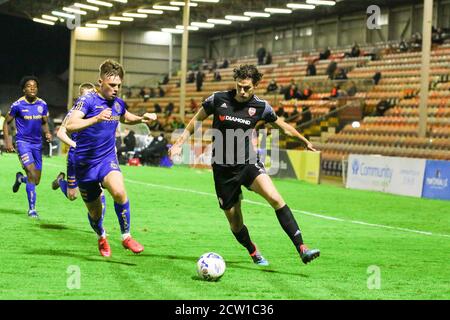 EOIN TOAL (Derry City FC) Sull'attacco durante l'attacco della Lega di Airtricity fra Bohemians FC & Derry City FC 25-09-2020 Foto Stock