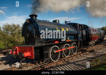 Dean Forest Railway alla stazione di Lydney Junction, Gloucestershire, Regno Unito Foto Stock