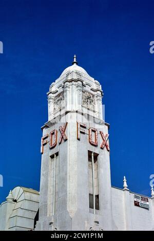 Fox Theatre, Bakersfield, California, USA, John Margolies Roadside America Photograph Archive, 1987 Foto Stock