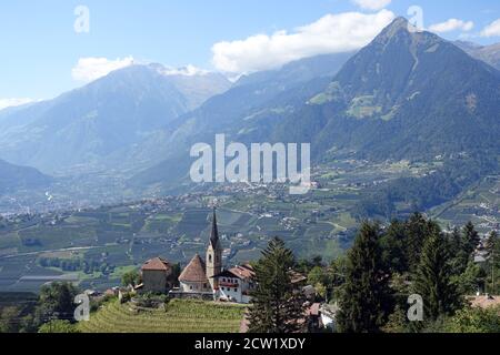 Berg, Südtirol, Ita Foto Stock