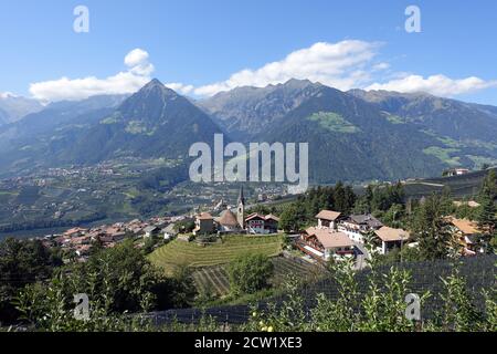 Berg, Südtirol, Ita Foto Stock