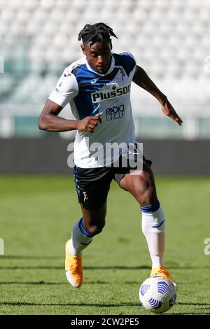 Torino, Italia. 26 Settembre 2020. Duvan Zapata (Atalanta) durante Torino vs Atalanta, serie italiana una partita di calcio a Torino, Italia, Settembre 26 2020 Credit: Independent Photo Agency/Alamy Live News Foto Stock