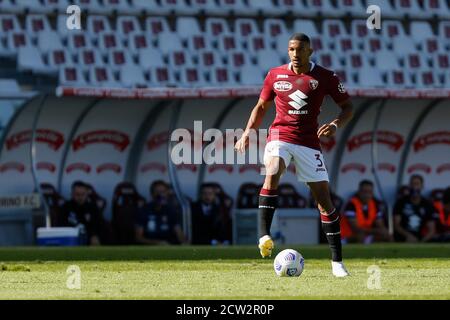 Gleison Bremer (Torino FC) durante Torino vs Atalanta, serie a di calcio italiana, Torino, Italia, 26 set 2020 Foto Stock