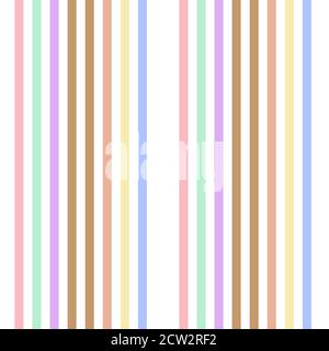 Sfondo a righe senza giunture arcobaleno adatto per tessuti di moda, Illustrazione Vettoriale