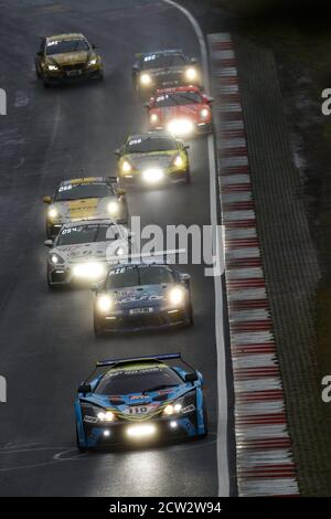 110 Griesemann Georg (ger), Teichmann Michael (ger), Teichmann Racing GmbH, KTM X-Bow GT4, azione durante la 2020 24 ore di Nurburgring, sulla N.rb Foto Stock