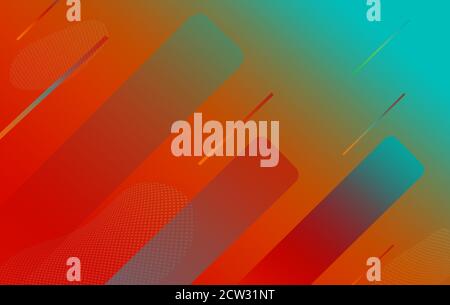 Astratto movimento forma sfondo sfumato multicolore. Foto Stock