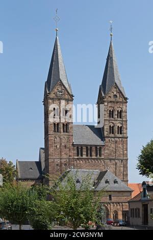 Cattedrale di San Pietro, Fritzlar, Assia, Germania Foto Stock