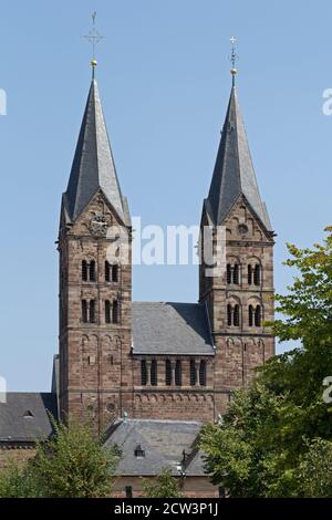 Cattedrale di San Pietro, Fritzlar, Assia, Germania Foto Stock