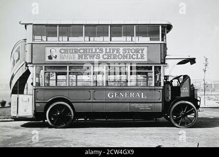 General bus Company, Londra, foto d'epoca Foto Stock