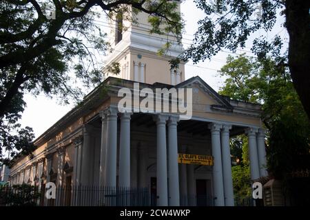 Chiesa di San Olav si trova a Serampore, Bengala Occidentale. Foto Stock