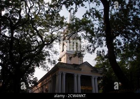 Chiesa di San Olav si trova a Serampore, Bengala Occidentale. Foto Stock