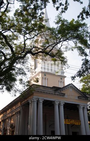 Chiesa di San Olav si trova a Serampore, Bengala Occidentale. Foto Stock