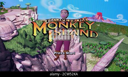 Fuga da Monkey Island - Sony PlayStation 2 PS2 - Solo per uso editoriale Foto Stock