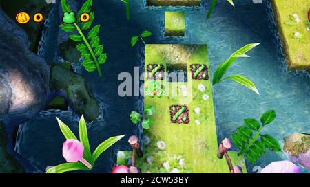 Frogger's Adventures - The Rescue - Sony PlayStation 2 PS2 - solo per uso editoriale Foto Stock