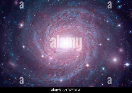 Gruppo di stelle. Starfield. Nebulosa. Elementi di questa immagine forniti dalla NASA. Foto Stock