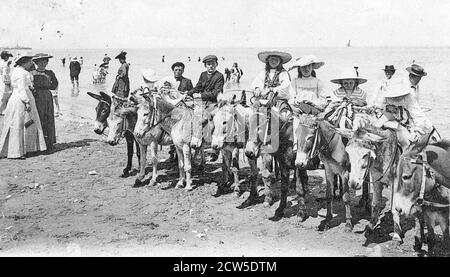 DONEY GIOSTRA A MARGATE, Inghilterra, nel 1905 Foto Stock