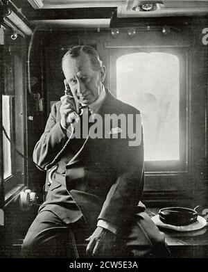 GUGLIELMO MARCONI (1874-1937) inventore e ingegnere elettrico italiano Foto Stock