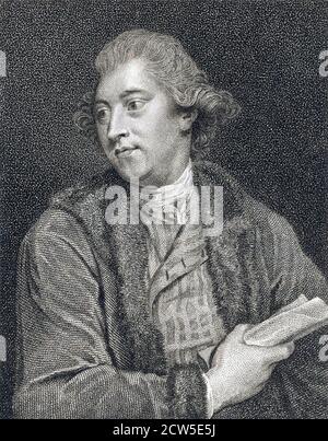 JAMES MACPHERSON (1736-1796) poeta, scrittore e politico scozzese Foto Stock