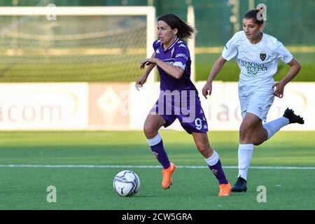 Firenze, Italia. 6 Settembre 2020. Firenze, Italia, 06 Set 2020, Daniela Sabatino (Fiorentina Femminile) durante ACF Fiorentina Femminile vs Florentia San Gimignano - Campionato Italiano di Calcio Serie A Donna - Credit: LM/Lisa Guglielmi Credit: Lisa Guglielmi/LPS/ZUMA Wire/Alamy Live News Foto Stock