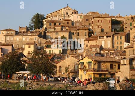 vista della città vecchia in italia Foto Stock