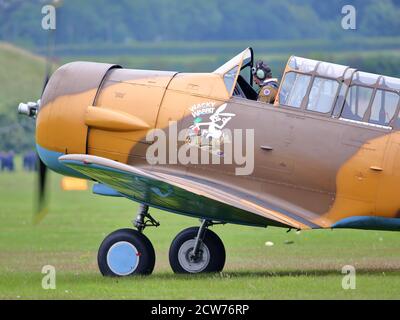 Wabbit North American T6 Harvard al Cosford Air Show 2016, Shropshire, Regno Unito Foto Stock