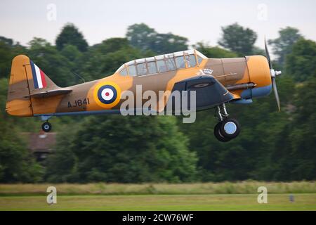 Wabbit North American T6 Harvard al Cosford Air Show 2016, Shropshire, Regno Unito Foto Stock