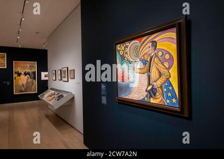 Mostra Felix Feneon al Museum of Modern Art di New York City, USA Foto Stock