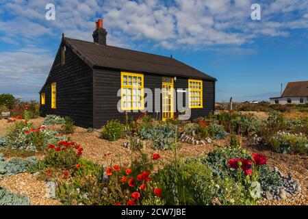 Inghilterra, Kent, Dungeness, Prospect Cottage Foto Stock