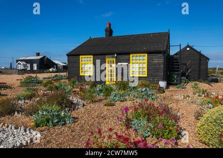 Inghilterra, Kent, Dungeness, Prospect Cottage, l'ex casa del regista Derek Jarman Foto Stock