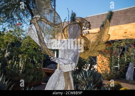 Las Vegas, US - Nov 2019: Decorazione di Natale della famosa fabbrica di cioccolato Ethel M a Las Vegas, Henderson. Una delle famose attrazioni di Las VE Foto Stock