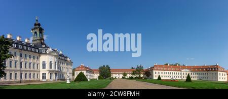 Wermsdorf, Sassonia / Germania - 11 settembre 2020: Il castello di Hubertusburg in Sassonia Foto Stock