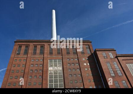 Svanemøllevaerket, un calore e la stazione di alimentazione in Copenhagen DANIMARCA- 2008 Foto Stock