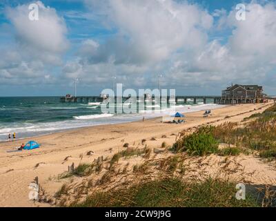 Nags Head in un giorno ventoso Foto Stock