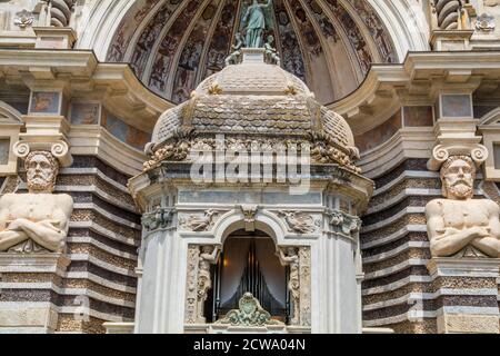 Fontana dell'organo a Villa D'Este in Lazio Italia Foto Stock