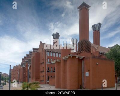 L'edificio della Regina del 1993 presso la De Montfort University di Leicester, Inghilterra. Foto Stock