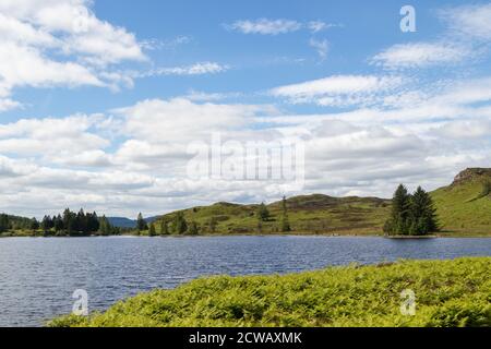 Loch Ordie, Perth e Kinross Foto Stock