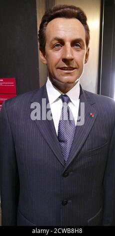 Nicolas Sarkozy (nato il 28 gennaio 1955) politico francese che è stato presidente della Francia dal 16 maggio 2007 al 15 maggio 2012. Foto Stock