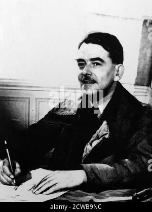 Fotografia di Frank Whittle (1907-1996) un'aviazione reale inglese ingegnere ufficiale dell'aria Foto Stock
