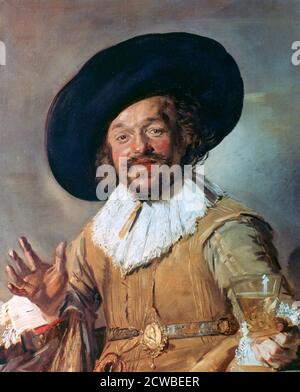 The Merry Drinker', 1628-1630. Artista: Frans Hals. Frans Hals il Vecchio (1582-1666) è stato un pittore olandese dell'età dell'oro, normalmente dei ritratti, che visse e lavorò ad Haarlem. Foto Stock