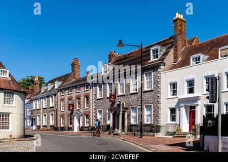 Lewes Old Grammar School, High Street, Lewes, East Sussex, UK. Foto Stock