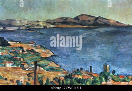 A Marseille' di paul Cezanne, 1883-1885. Foto Stock