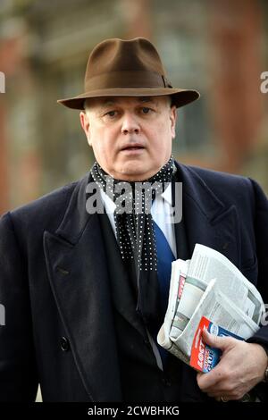 Fotografia di Iain Duncan Smith. Sir George Iain Duncan Smith (1954-) un politico conservatore britannico. Foto Stock